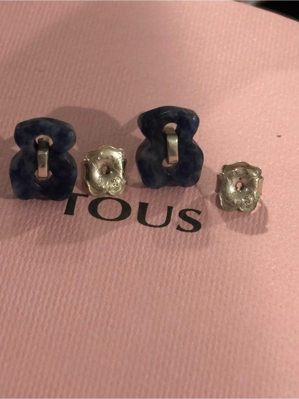 TOUS Blue Stud Earrings